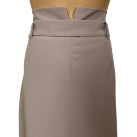Contemporaine Pleated Midi Skirt with Belt - Picture 7 of 9